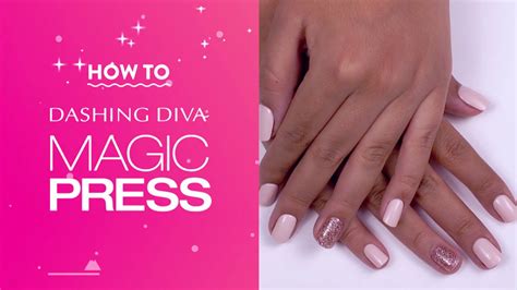 Striking diva manicure magic press